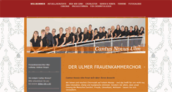 Desktop Screenshot of cantusnovus.de
